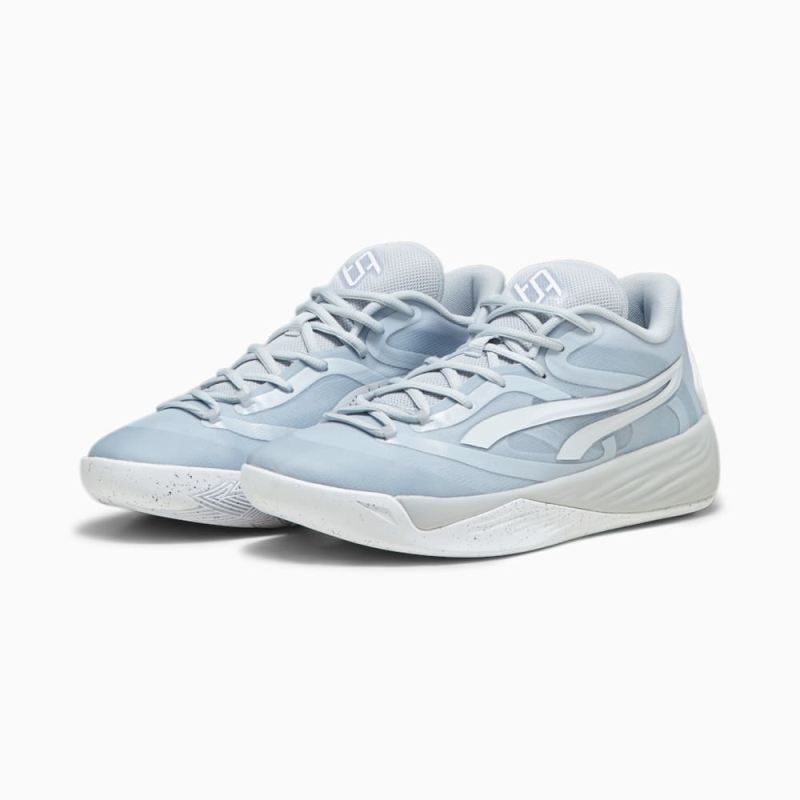 Puma | Women's STEWIE x TEAM Stewie 2 Basketball Shoes - Platinum Gray-White