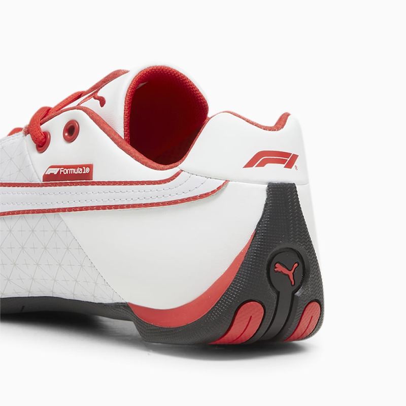 Puma | Men's F1 Future Cat Motorsport Shoe - White-Pop Red