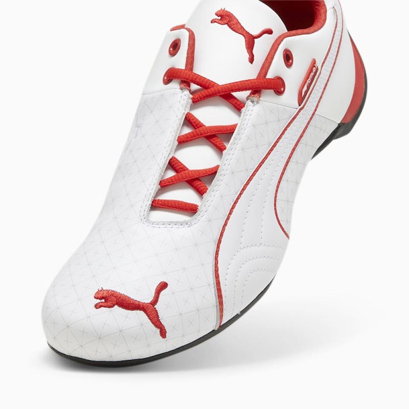 Puma | Men's F1 Future Cat Motorsport Shoe - White-Pop Red