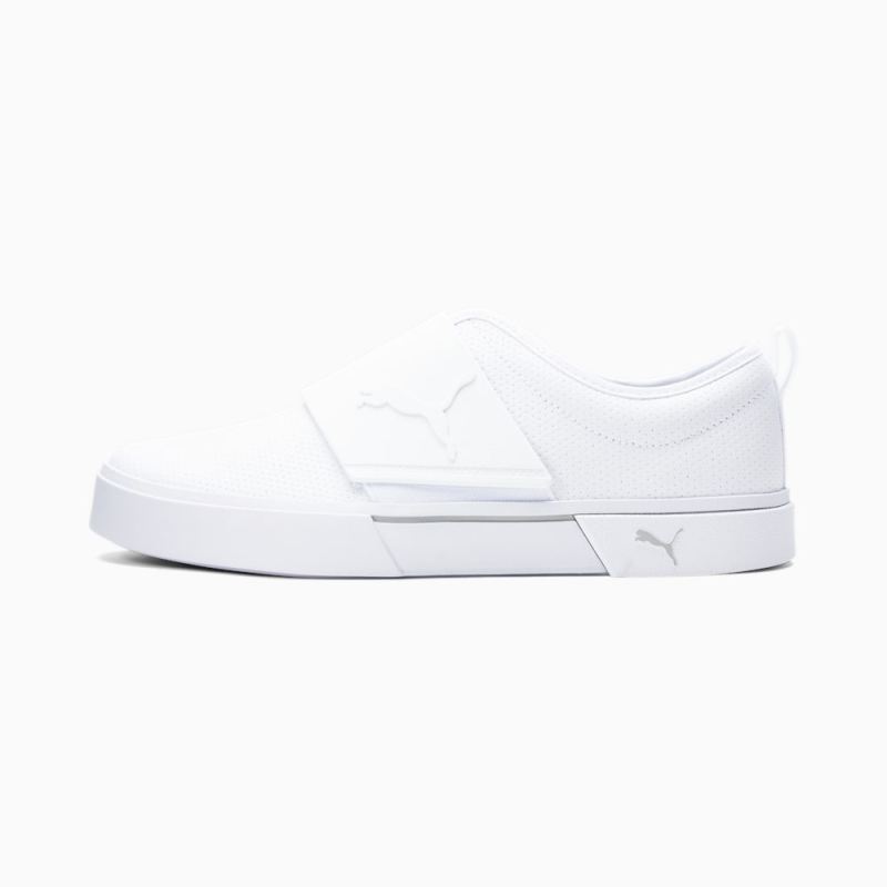 Puma | Men's El Rey II Slip-On Perf L - White-Gray Violet