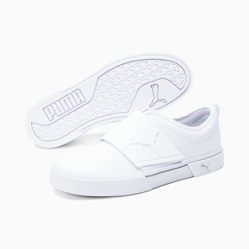 Puma | Men's El Rey II Slip-On Perf L - White-Gray Violet