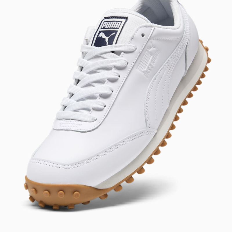 Puma | Men's Fast Rider Navy Pack-White Sneakers - White-White