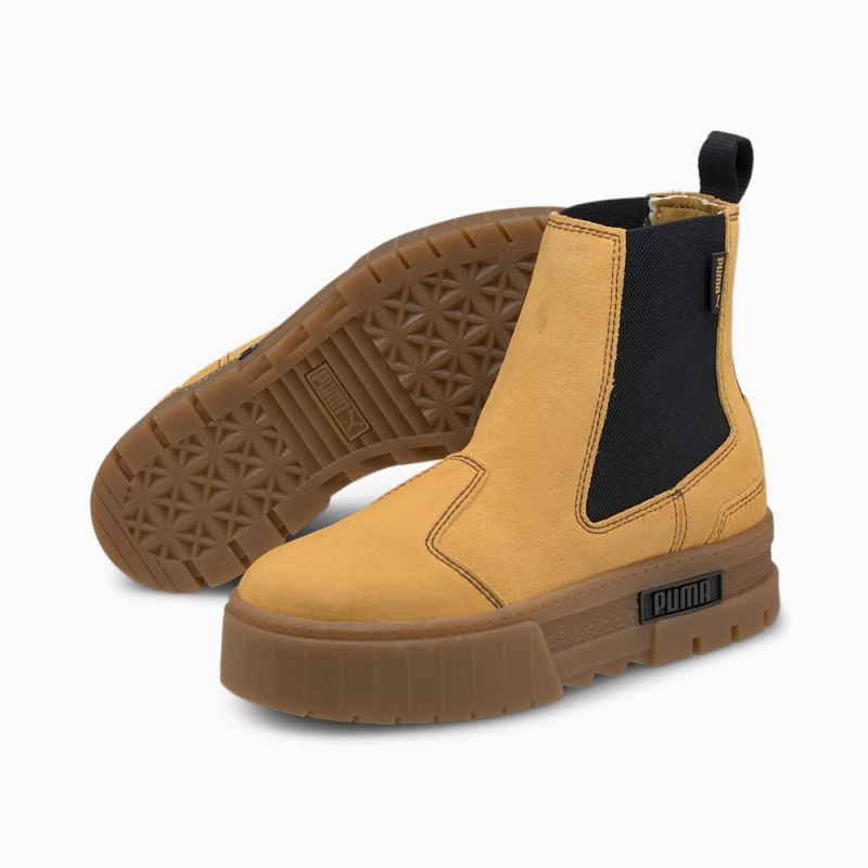 Puma | Women's Mayze Chelsea Suede Boots - Taffy