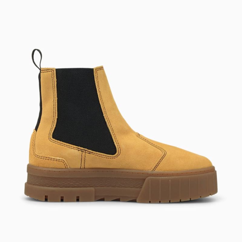 Puma | Women's Mayze Chelsea Suede Boots - Taffy