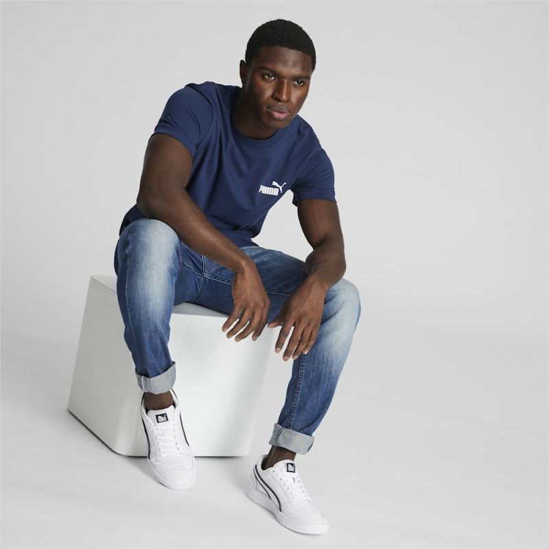 Puma | Men's x TMC Ralph Sampson All Star Sneakers - White-Navy-Silver