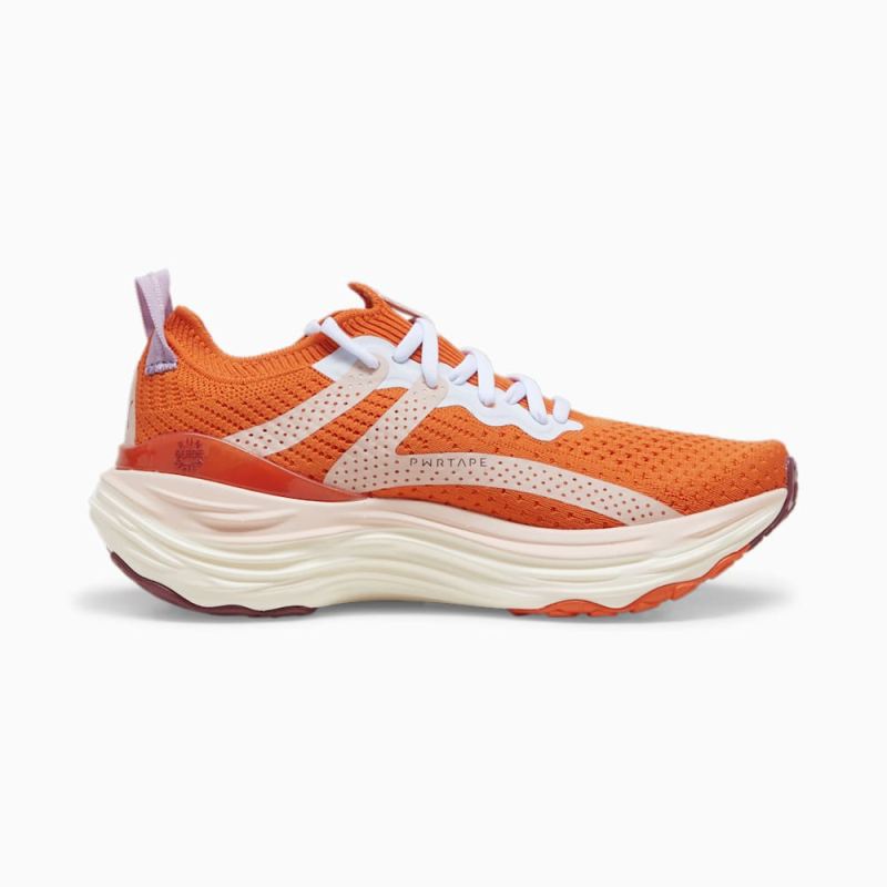 Puma | Women's x lemlem ForeverRun NITRO Running Shoes - Cayenne Pepper-Rose Quartz-Icy Blue