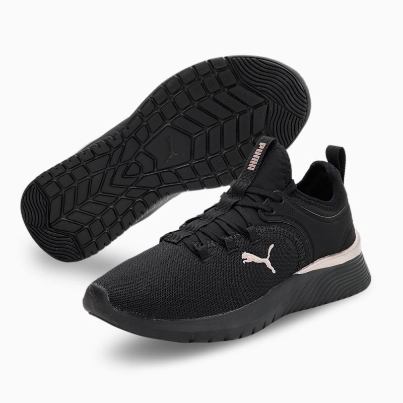 Puma | Women's Starla Training Shoes - Black-Rose Gold