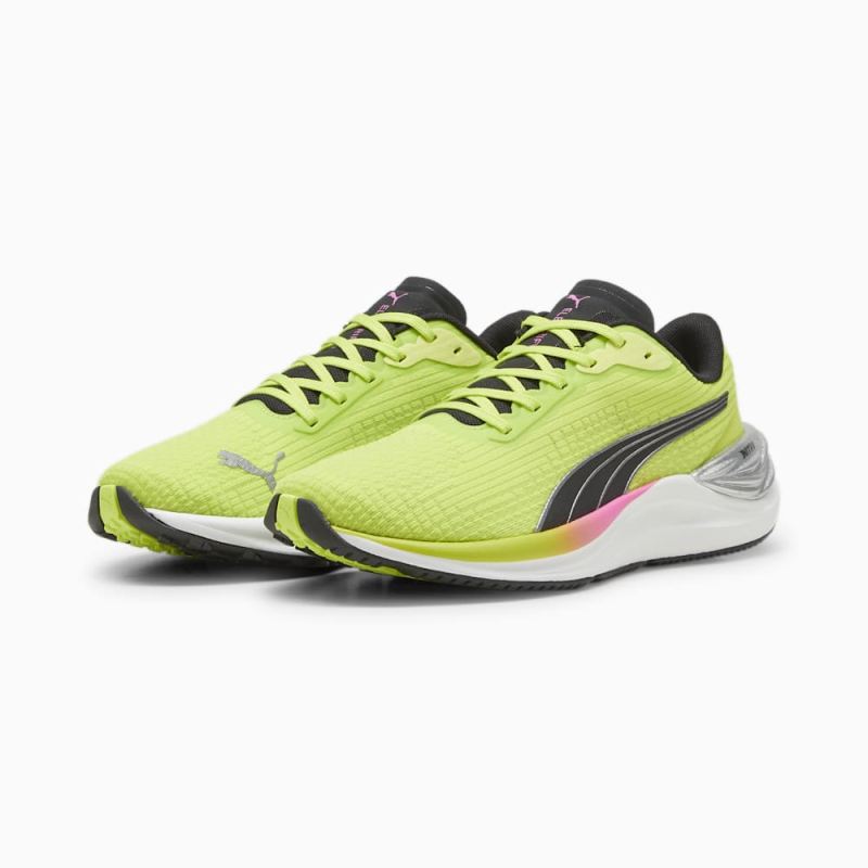 Puma | Women's Electrify NITRO 3 Running Shoes - Lime Pow-Black-Poison Pink