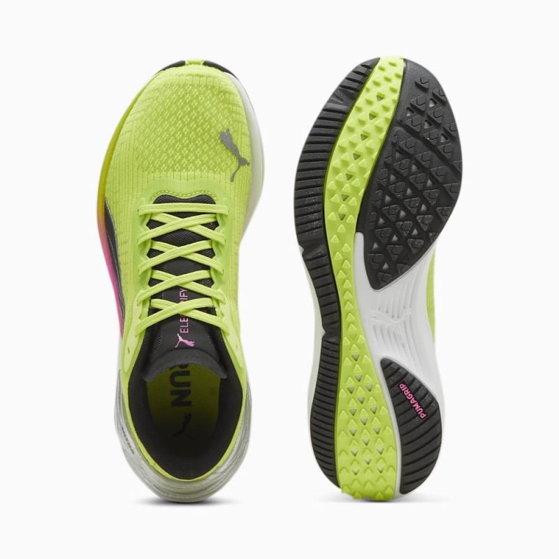 Puma | Women's Electrify NITRO 3 Running Shoes - Lime Pow-Black-Poison Pink