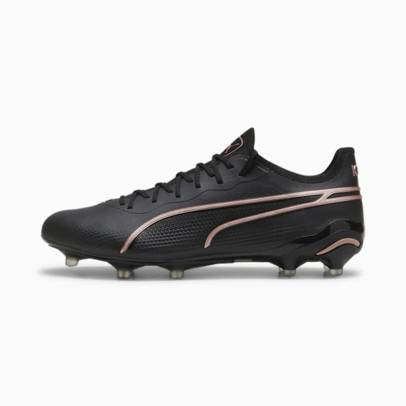 Puma | Men's KING ULTIMATE FG/AG Soccer Cleats - Black-Copper Rose