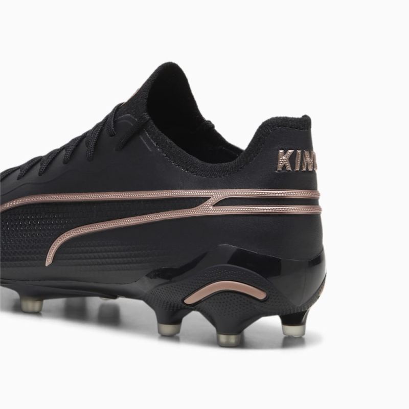 Puma | Men's KING ULTIMATE FG/AG Soccer Cleats - Black-Copper Rose