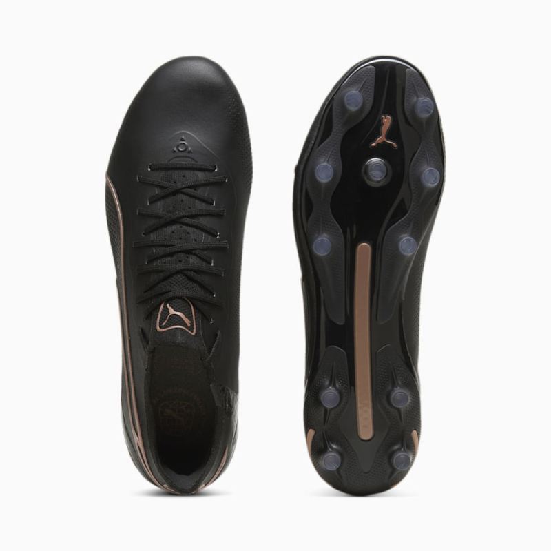 Puma | Men's KING ULTIMATE FG/AG Soccer Cleats - Black-Copper Rose