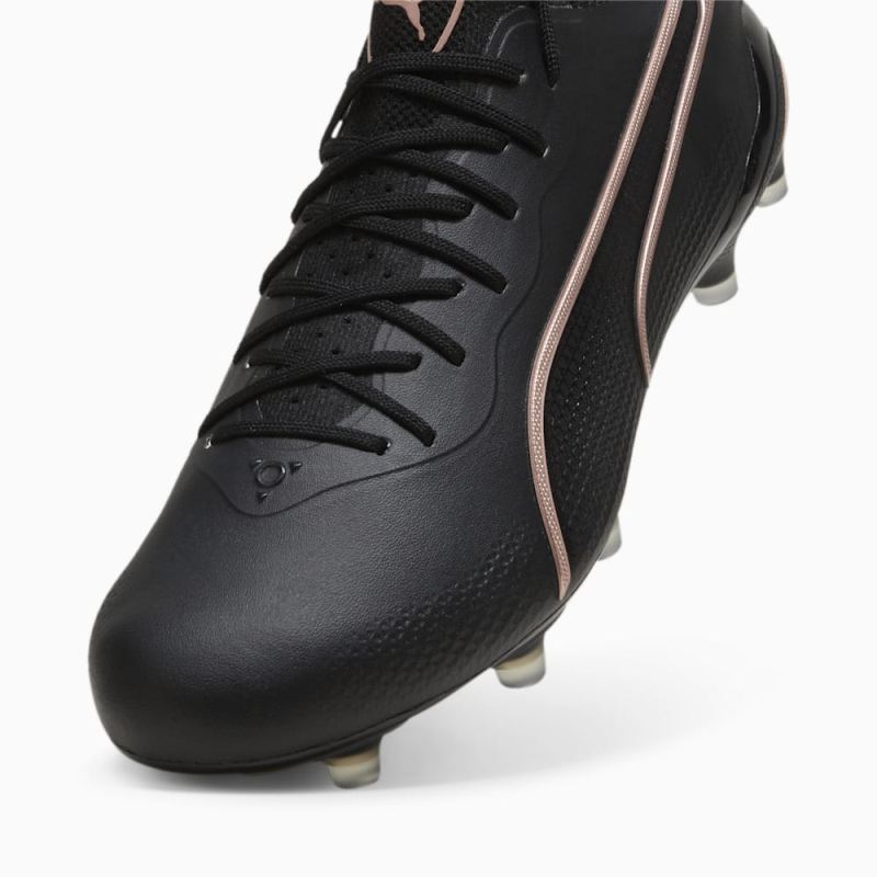 Puma | Men's KING ULTIMATE FG/AG Soccer Cleats - Black-Copper Rose