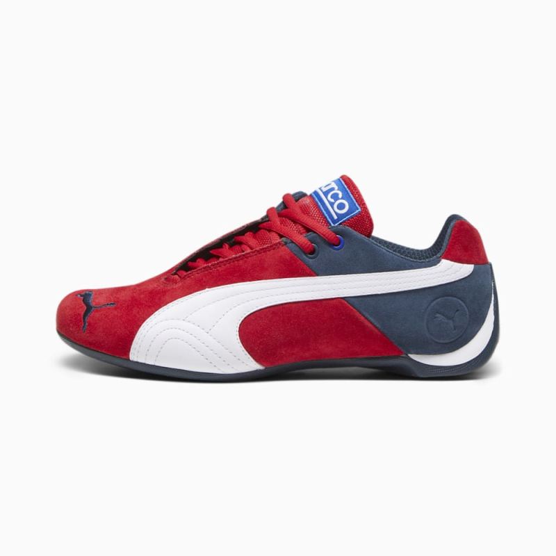 Puma | Men's x SPARCO Future Cat OG Driving Shoes - Fast Red-White-Dark Night - Click Image to Close