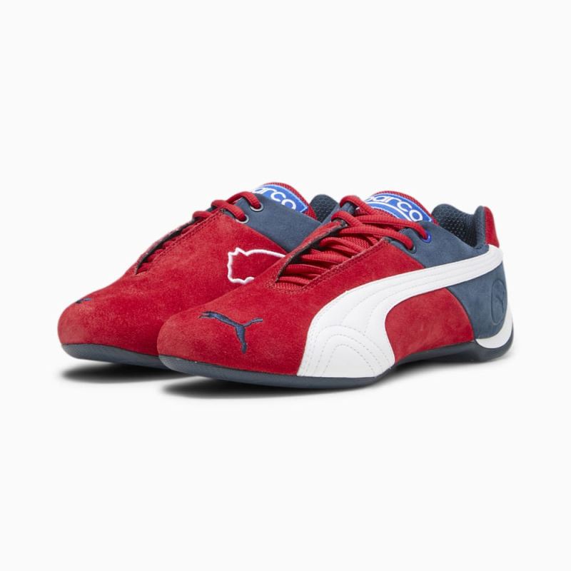 Puma | Men's x SPARCO Future Cat OG Driving Shoes - Fast Red-White-Dark Night