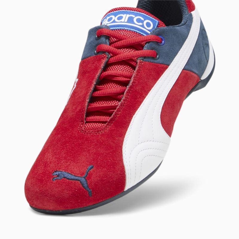 Puma | Men's x SPARCO Future Cat OG Driving Shoes - Fast Red-White-Dark Night