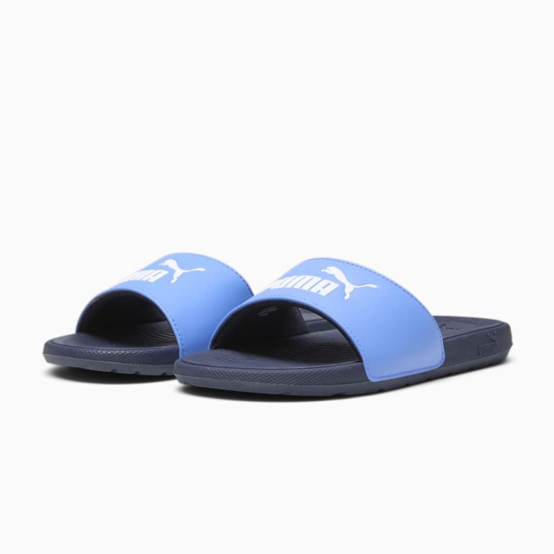 Puma | Women's Cool Cat 2.0 Slides - Blue Skies-White-New Navy