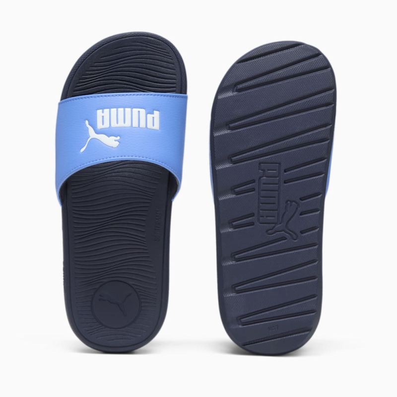 Puma | Women's Cool Cat 2.0 Slides - Blue Skies-White-New Navy