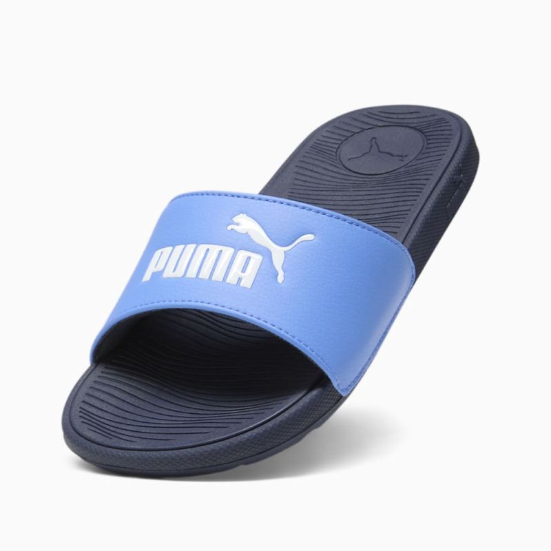 Puma | Women's Cool Cat 2.0 Slides - Blue Skies-White-New Navy