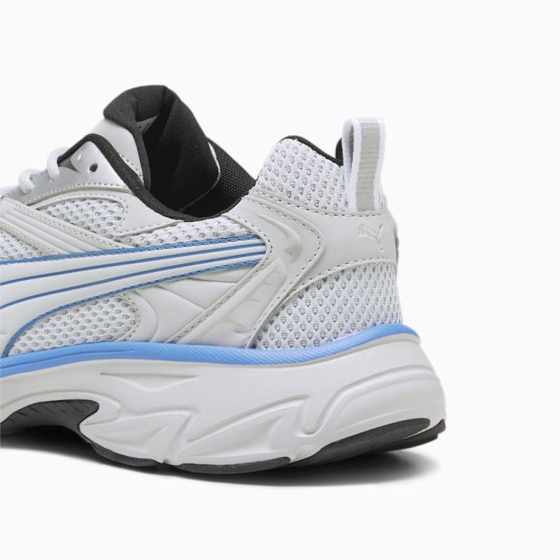 Puma | Women's Morphic Pop Sneakers - Ash Gray-Ultra Blue