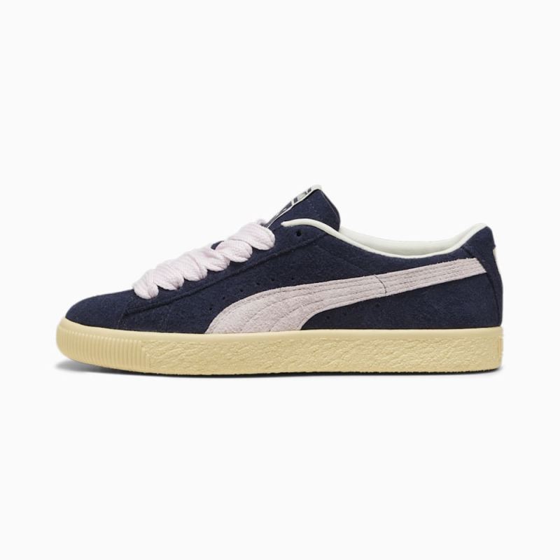 Puma | Women's Suede VTG B-Girl Sneakers - Navy-Light Straw