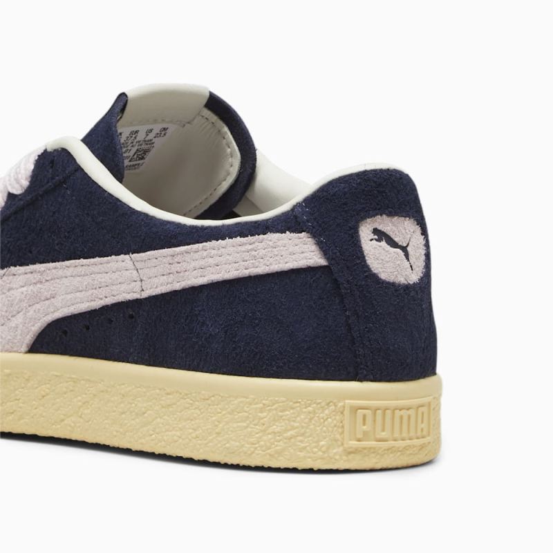 Puma | Women's Suede VTG B-Girl Sneakers - Navy-Light Straw