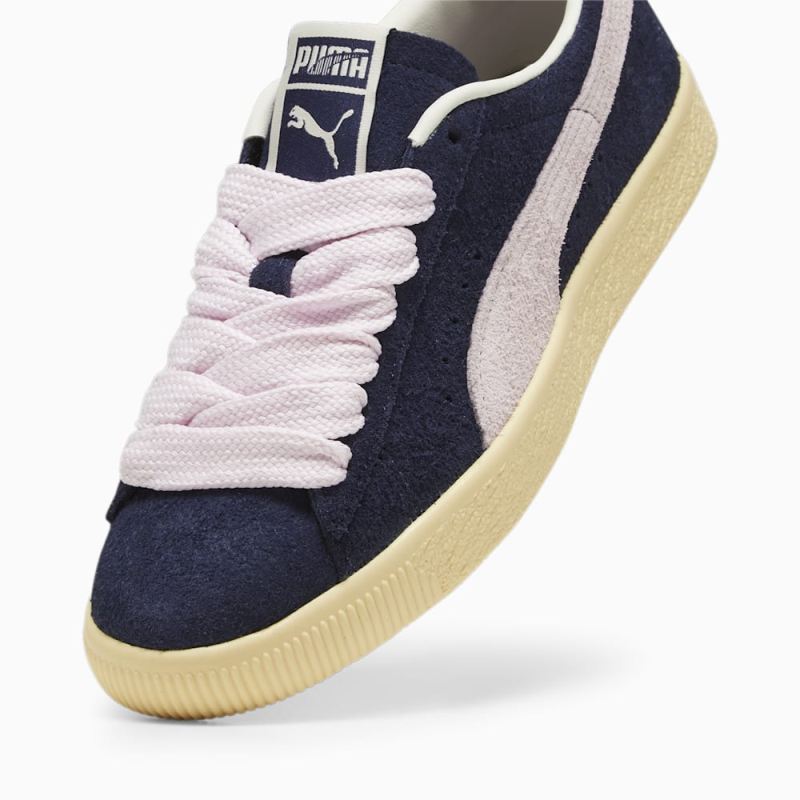 Puma | Women's Suede VTG B-Girl Sneakers - Navy-Light Straw