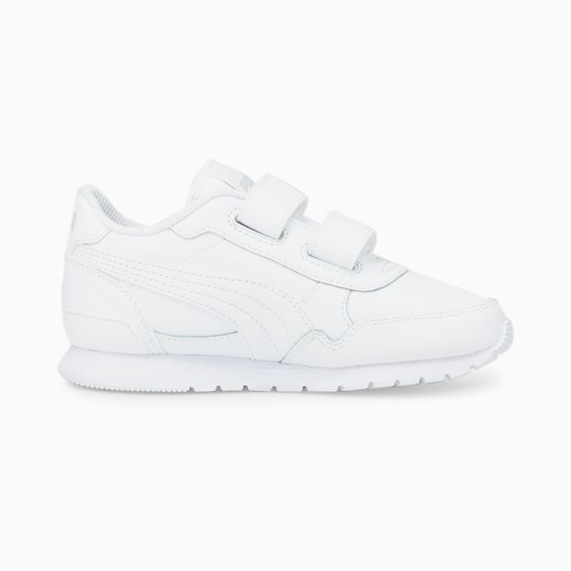 Puma | Boys ST Runner v3 Leather Little Kids Sneakers - White-White