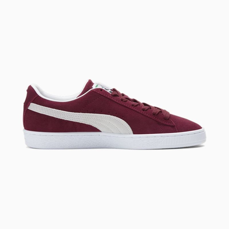 Puma | Men's Suede Classic XXI Sneakers - Cabernet-White