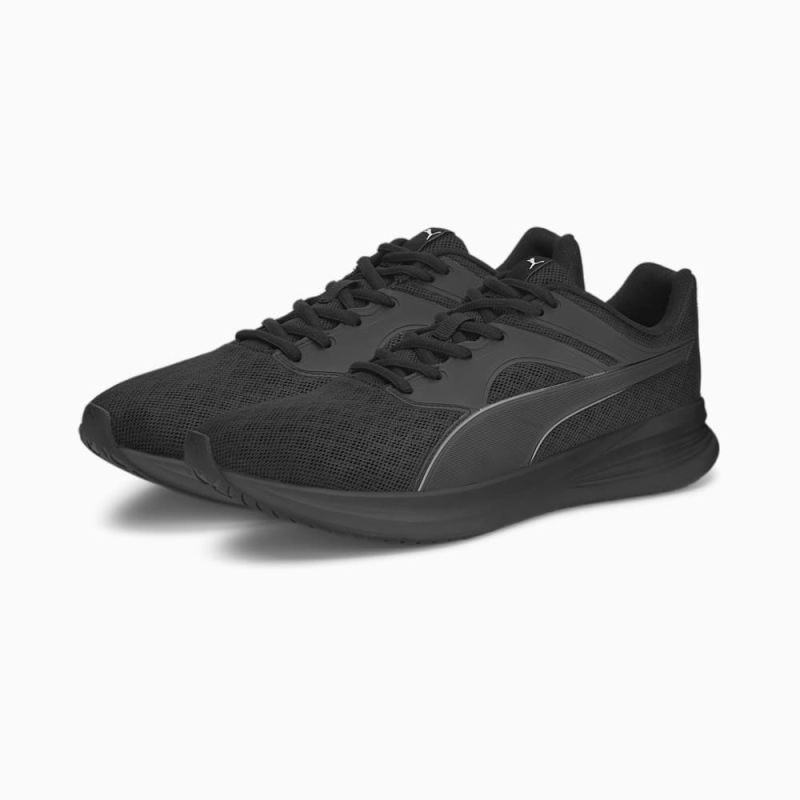 Puma | Men's Transport Running Shoes - Black-Black