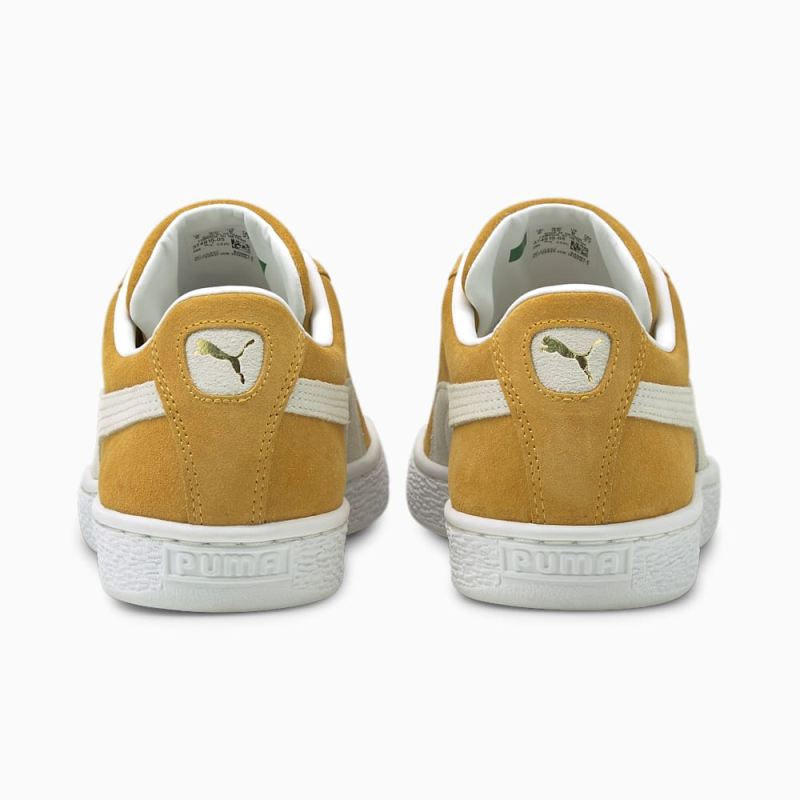 Puma | Men's Suede Classic XXI Sneakers - Honey Mustard-White