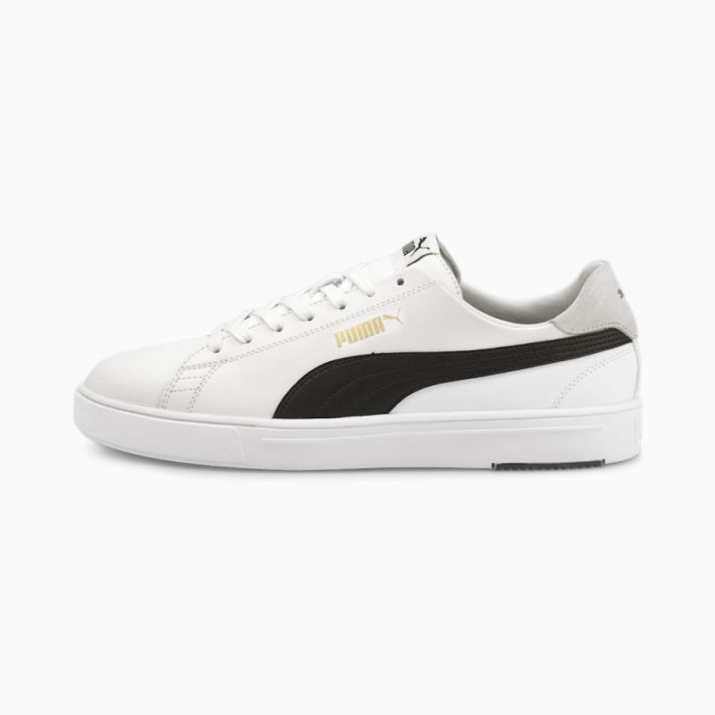 Puma | Men's Serve Pro Lite Sneakers - White-Black-Team Gold