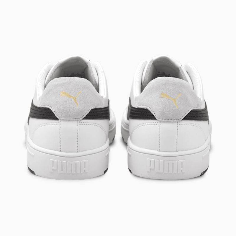 Puma | Men's Serve Pro Lite Sneakers - White-Black-Team Gold