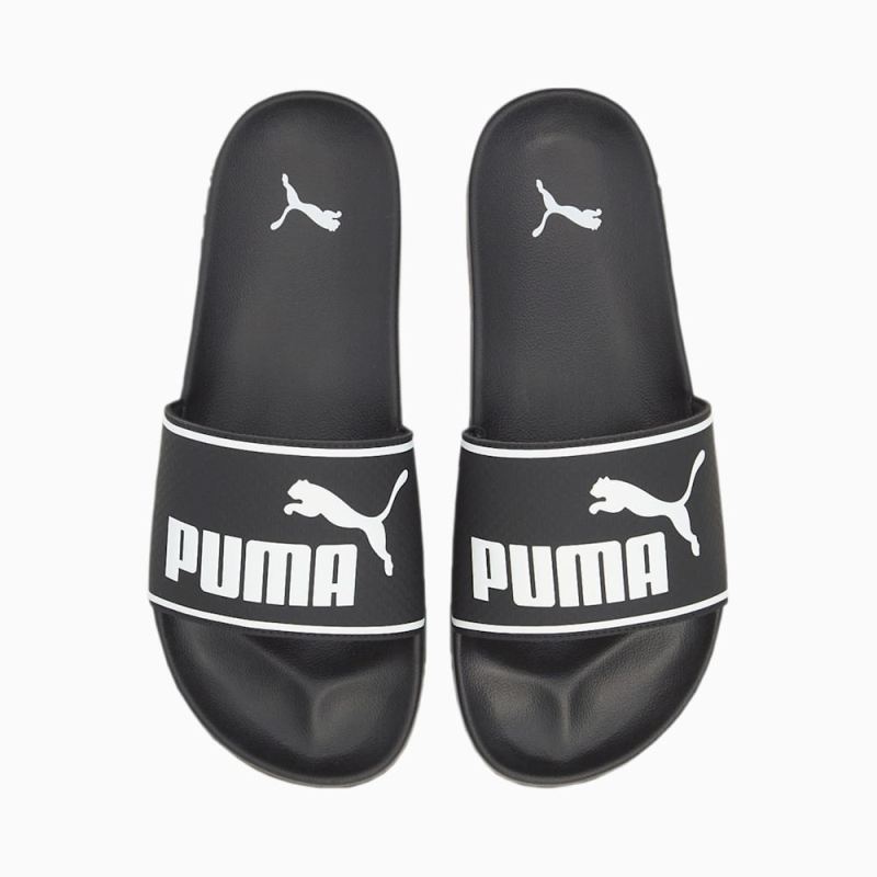 Puma | Men's Leadcat 2.0 Slides - Black-White