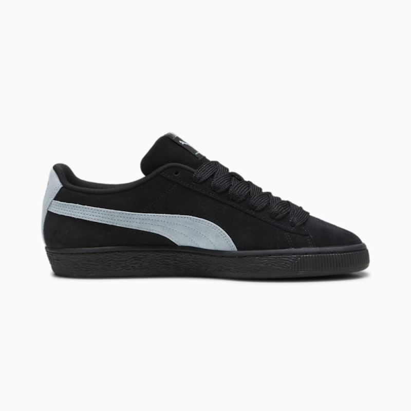 Puma | Men's Suede Brand Love II Sneakers - Black-Turquoise Surf