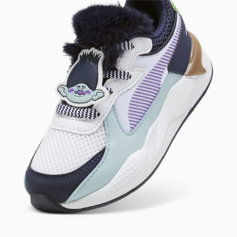 Puma | Boys Puma | Boys x TROLLS RS-X Little Kids Sneakers - White-Ultra Violet