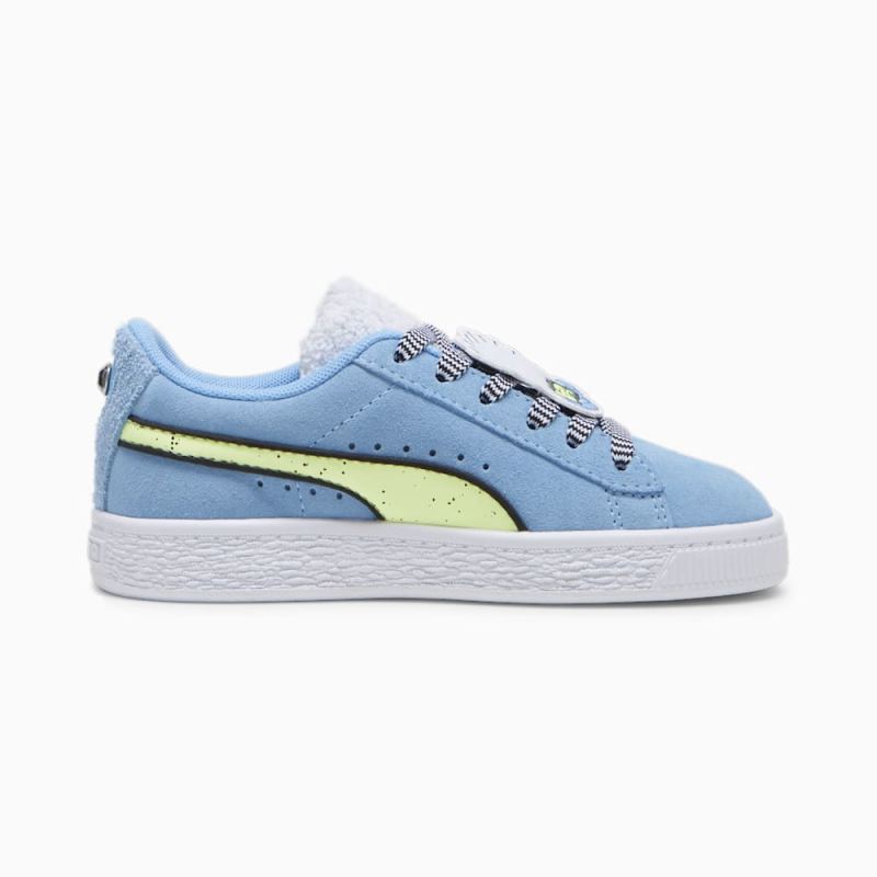 Puma | Boys Puma | Boys x TROLLS Suede Little Kids Sneakers - Team Light Blue-Fizzy Light