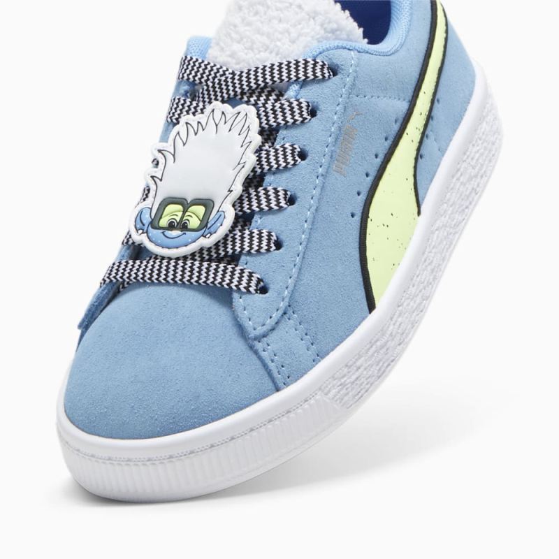 Puma | Boys Puma | Boys x TROLLS Suede Little Kids Sneakers - Team Light Blue-Fizzy Light