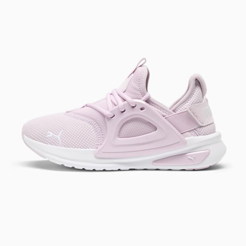 Puma | Women's Soft ride Enzo Evo Better Rix Running Shoes - Grape Mist-White