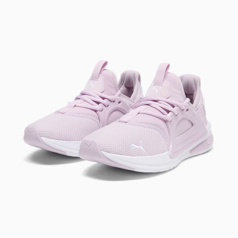 Puma | Women's Soft ride Enzo Evo Better Rix Running Shoes - Grape Mist-White