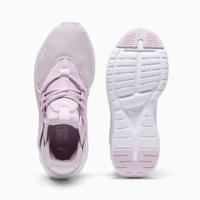 Puma | Women's Soft ride Enzo Evo Better Rix Running Shoes - Grape Mist-White