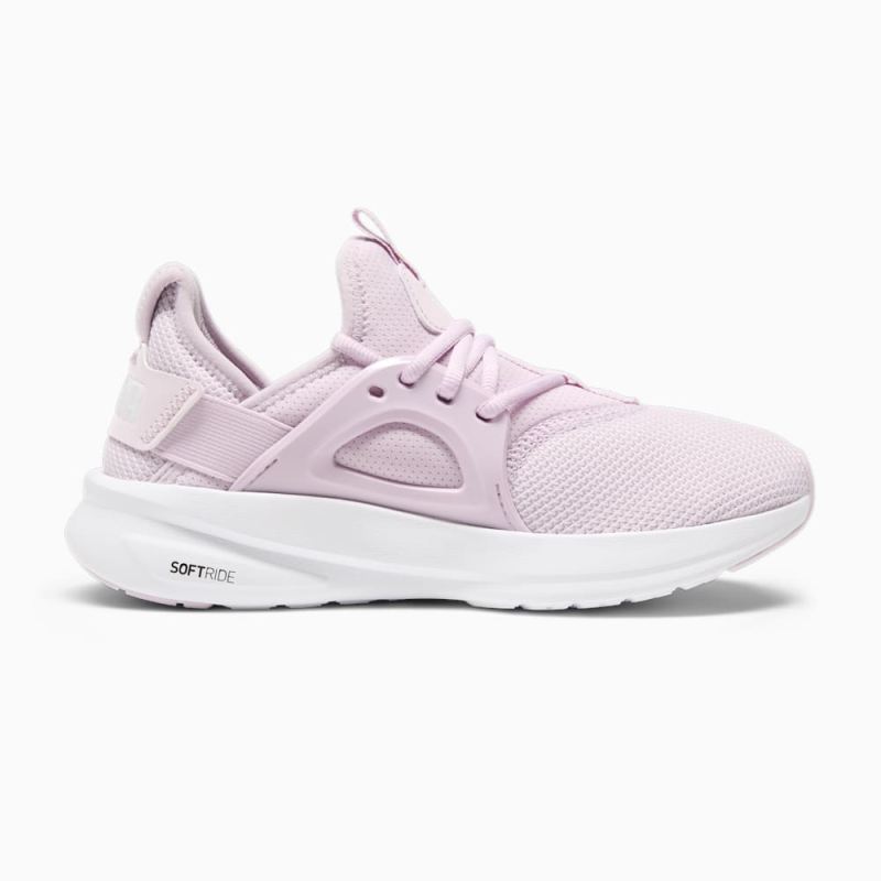 Puma | Women's Soft ride Enzo Evo Better Rix Running Shoes - Grape Mist-White