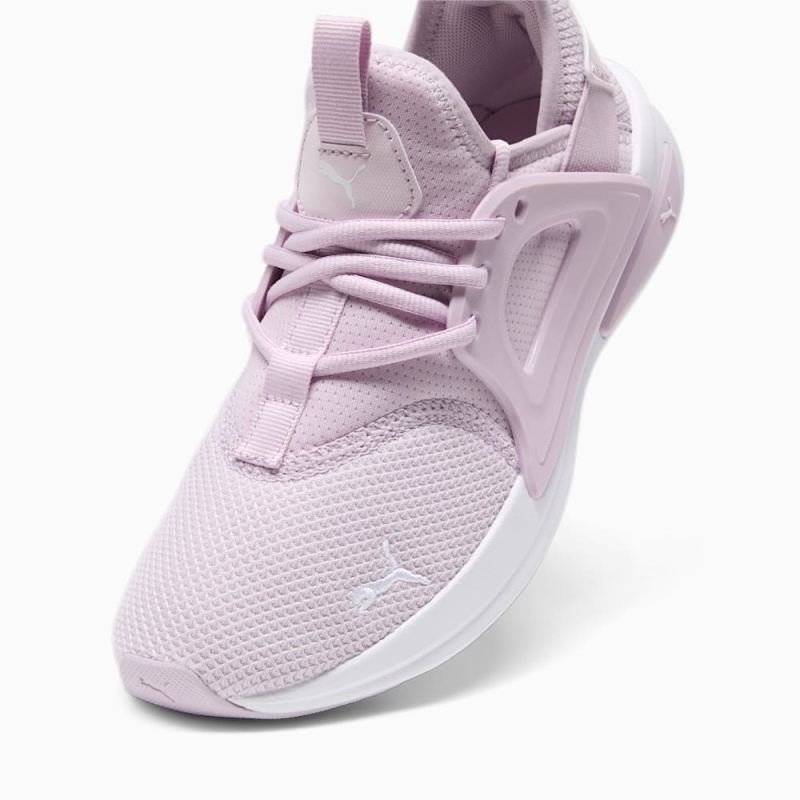 Puma | Women's Soft ride Enzo Evo Better Rix Running Shoes - Grape Mist-White