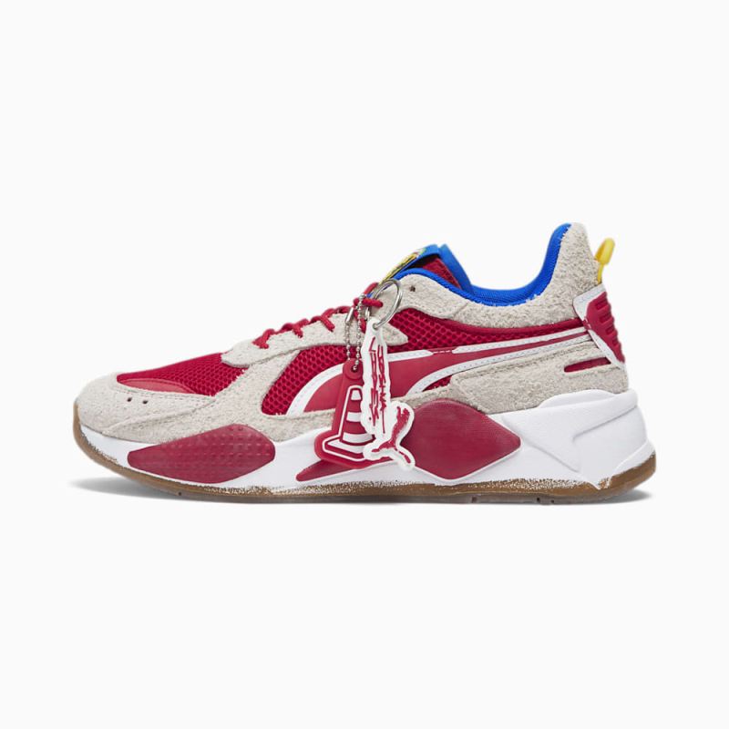 Puma | Men's SCUDERIA FERRARI x JOSHUA VIDES RS-X Sneakers - Rosso Corsa-Frosted Ivory