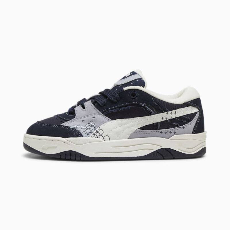 Puma | Men's Puma | Men's-180 Skate Sneakers - New Navy-Warm White