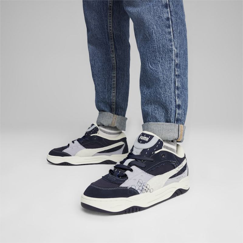 Puma | Men's Puma | Men's-180 Skate Sneakers - New Navy-Warm White