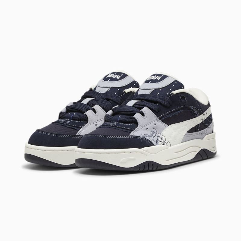 Puma | Men's Puma | Men's-180 Skate Sneakers - New Navy-Warm White