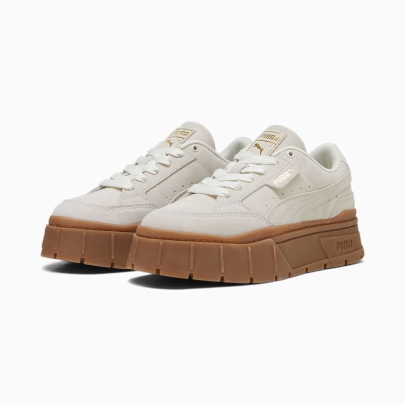 Puma | Women's Mayze Stack Soft Winter Sneakers - Warm White