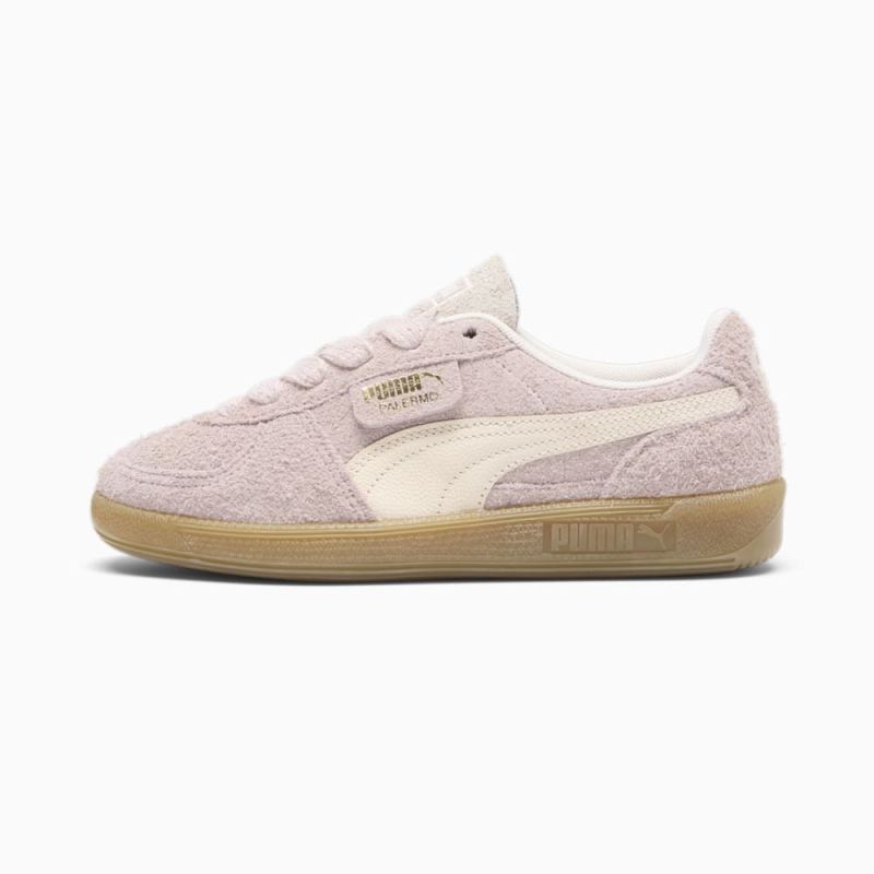 Puma | Women's Palermo Hairy Sneakers - Rose Quartz-Rosebay - Click Image to Close