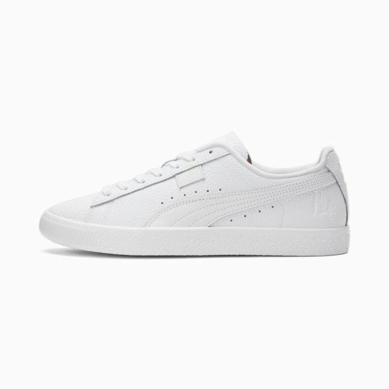 Puma | Men's x TMC Clyde OG Sneakers - White-White